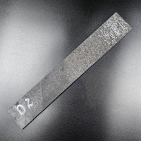 Заготовка для ножа из стали D-2 размеры: 250х40х2,5 мм