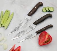 Набор Кухонных ножей из стали 95Х18 купить на сайте koval-knife.shop
